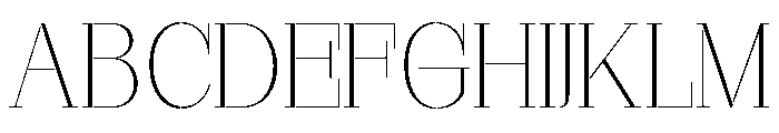 Marksteel Thin Semi Expanded Font UPPERCASE