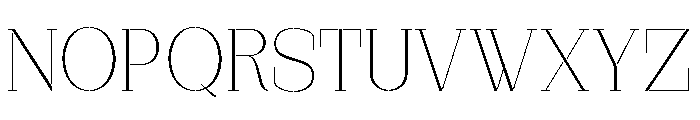Marksteel Thin Semi Expanded Font UPPERCASE