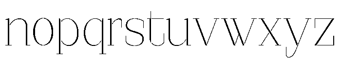 Marksteel Thin Semi Expanded Font LOWERCASE