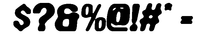 Marland Italic SansInked Font OTHER CHARS