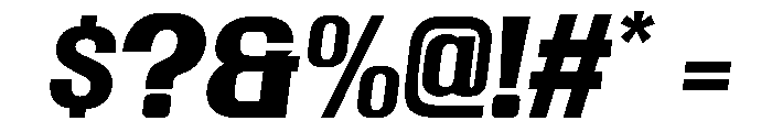 Marland-ItalicSans Font OTHER CHARS
