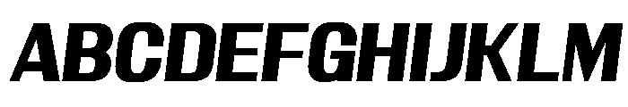 Marland-ItalicSans Font UPPERCASE
