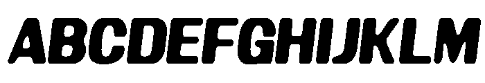 Marland-ItalicSansInked Font UPPERCASE