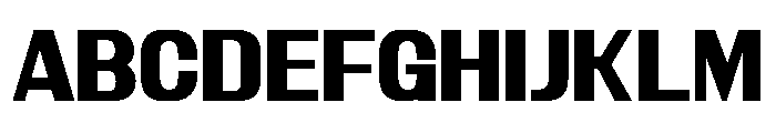 Marland Sans Font UPPERCASE