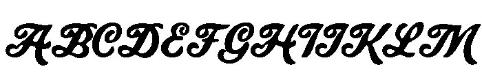 Marland ScriptInked Font UPPERCASE