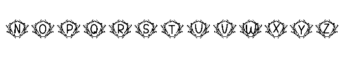 Marley Monogram Font UPPERCASE