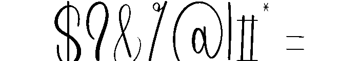 Marley Font OTHER CHARS