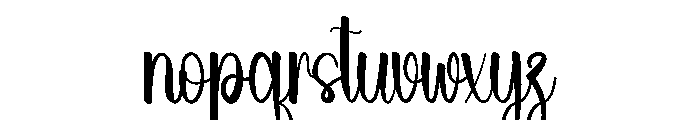 Marley Font LOWERCASE