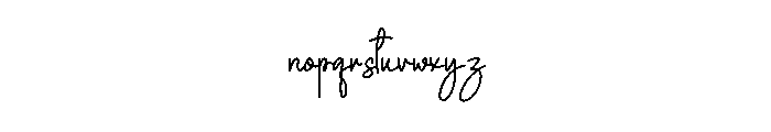 Marline Barista Font LOWERCASE