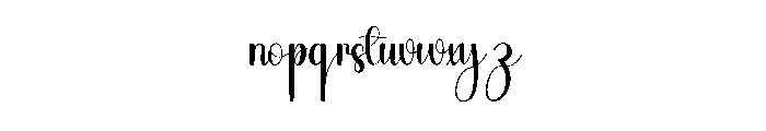 Marline Darling Font LOWERCASE