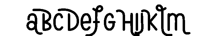 Marlisa Nofanila Font UPPERCASE