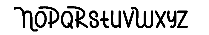 Marlisa Nofanila Font LOWERCASE