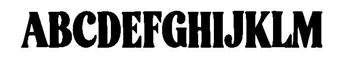 Marlow House Font UPPERCASE