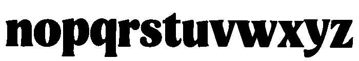 Marlow House Font LOWERCASE