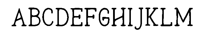 Marlowe Serif Regular Regular Font UPPERCASE