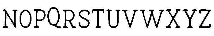 Marlowe Serif Regular Regular Font UPPERCASE