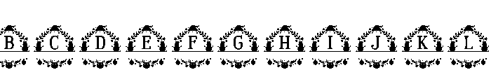 Marlyna Regular Font UPPERCASE