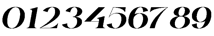 Maronier Italic Font OTHER CHARS