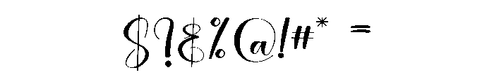 Maroon Font OTHER CHARS