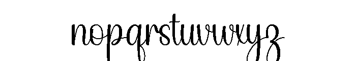 Marpel Font LOWERCASE
