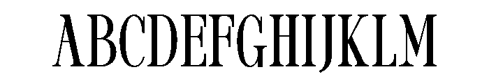 Marqen Regular Font UPPERCASE