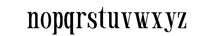 Marqen Regular Font LOWERCASE