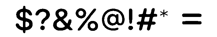 Marqo Font OTHER CHARS