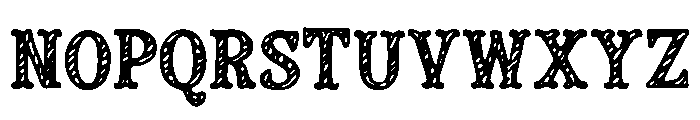 Marquee Font LOWERCASE