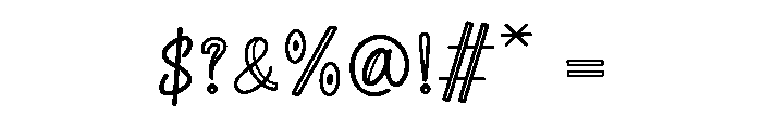Marquesa Line Regular Font OTHER CHARS