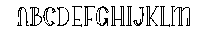 Marquesa Line Regular Font UPPERCASE
