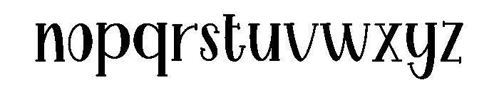 Marquesa Regular Font LOWERCASE