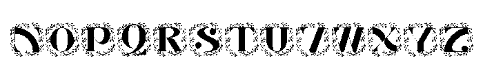 Marquessa Monogram Font UPPERCASE