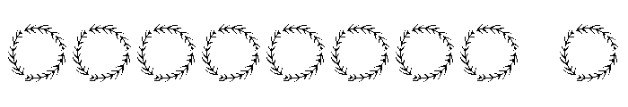 Marquessia Monogram Font OTHER CHARS