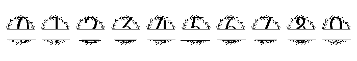 Marquessia Split Monogram Font OTHER CHARS