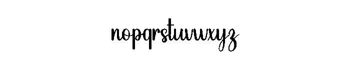 Marriage Regular Font LOWERCASE