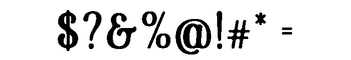 Marrowfield Regular Font OTHER CHARS