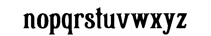 Marrowfield Regular Font LOWERCASE