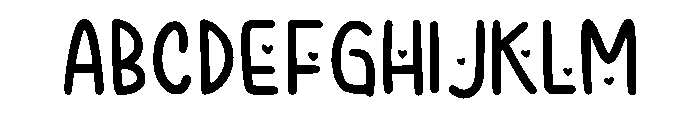 Marry Love Regular Font UPPERCASE