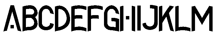 Mars Series Font UPPERCASE