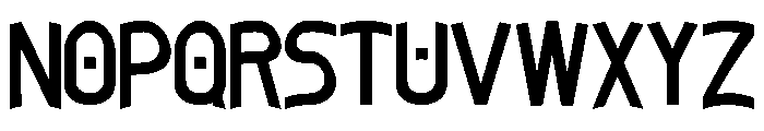 Mars Series Font UPPERCASE