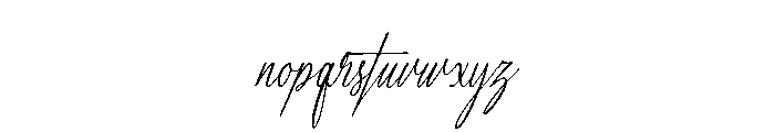Marseliyon Font LOWERCASE