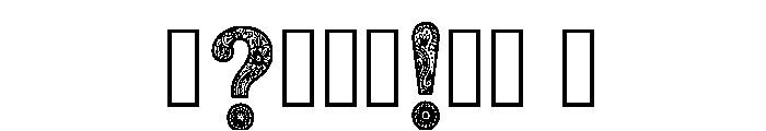 Marsha Regular Font OTHER CHARS