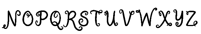 Marsie-Regular Font UPPERCASE