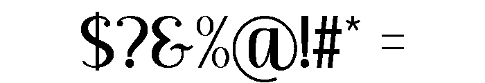 Marsien Font OTHER CHARS