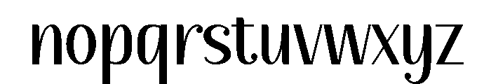 Marsien Font LOWERCASE