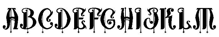 Marstune Font UPPERCASE