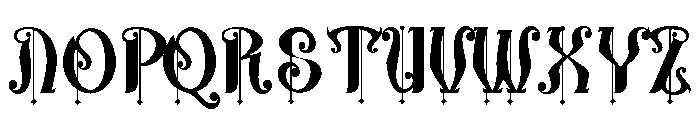 Marstune Font UPPERCASE