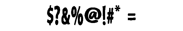 Martesny Sans Serif Rough Font OTHER CHARS