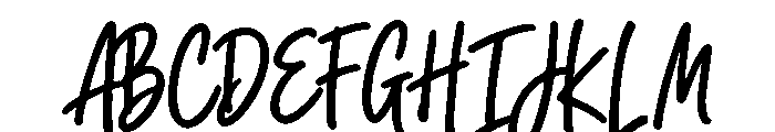 Martesny Font UPPERCASE