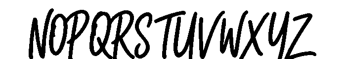 Martesny Font UPPERCASE